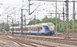Commuter trainset southbound Fulda station